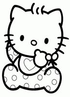 dla dziewczynek do wydruku kolorowanka hello kitty numer 52